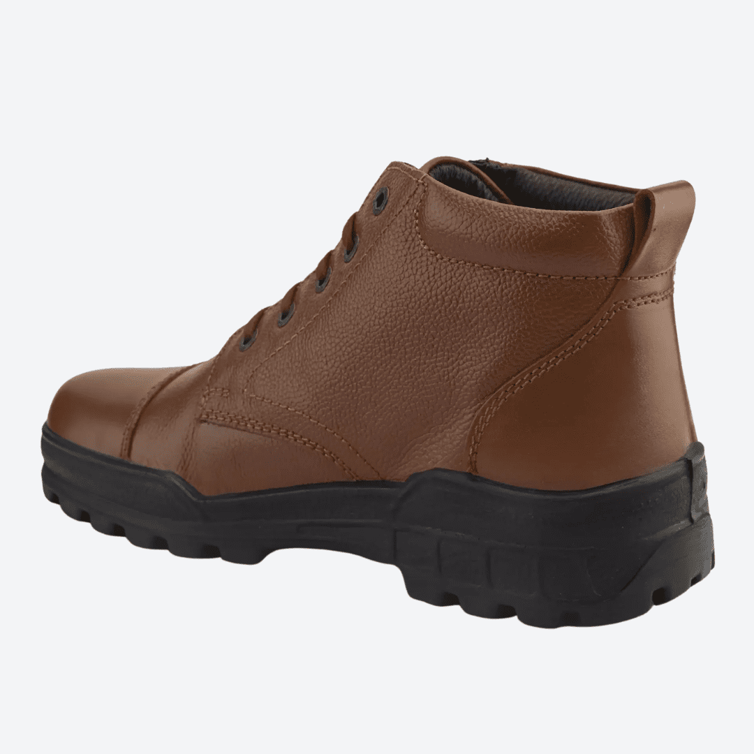 TSF Police Shoes Tan Leather ART-741 | Buy Online