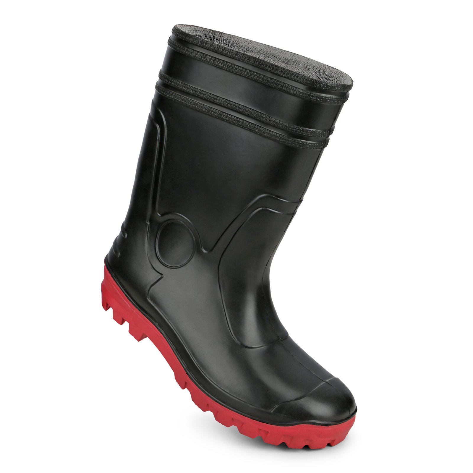 Malgre SAPLESH 11 BLACK RED Gumboot - Image 3