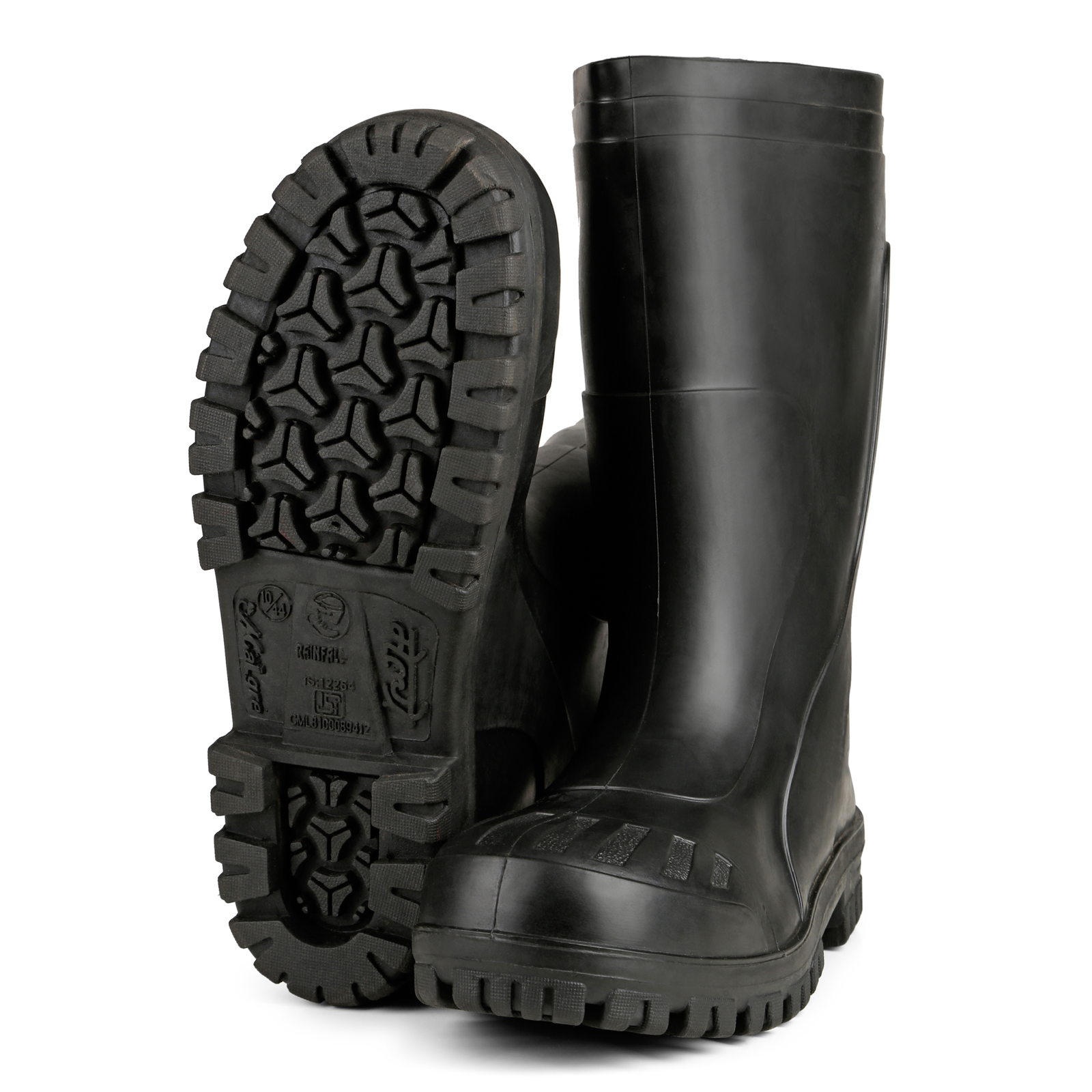 Malgre RAINFALL 12 BLACK BLACK Gumboot - Image 5