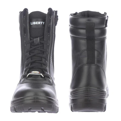 Warrior Genuine Leather Black Defence Jungle Boot for Men 3024-13_PLATOON By Liberty - Image 3