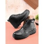 Tsf Uniform Police Shoes ART - 8712 Zip Colour - Black