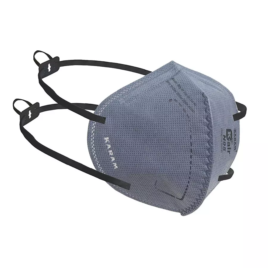 Karam FLAT FOLD DISPOSABLE FACE MASK WITH HEADBAND (RFH 01)