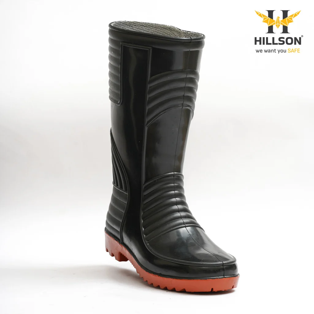 Hillson WELSAFE Black | Red Gumboot - Image 5