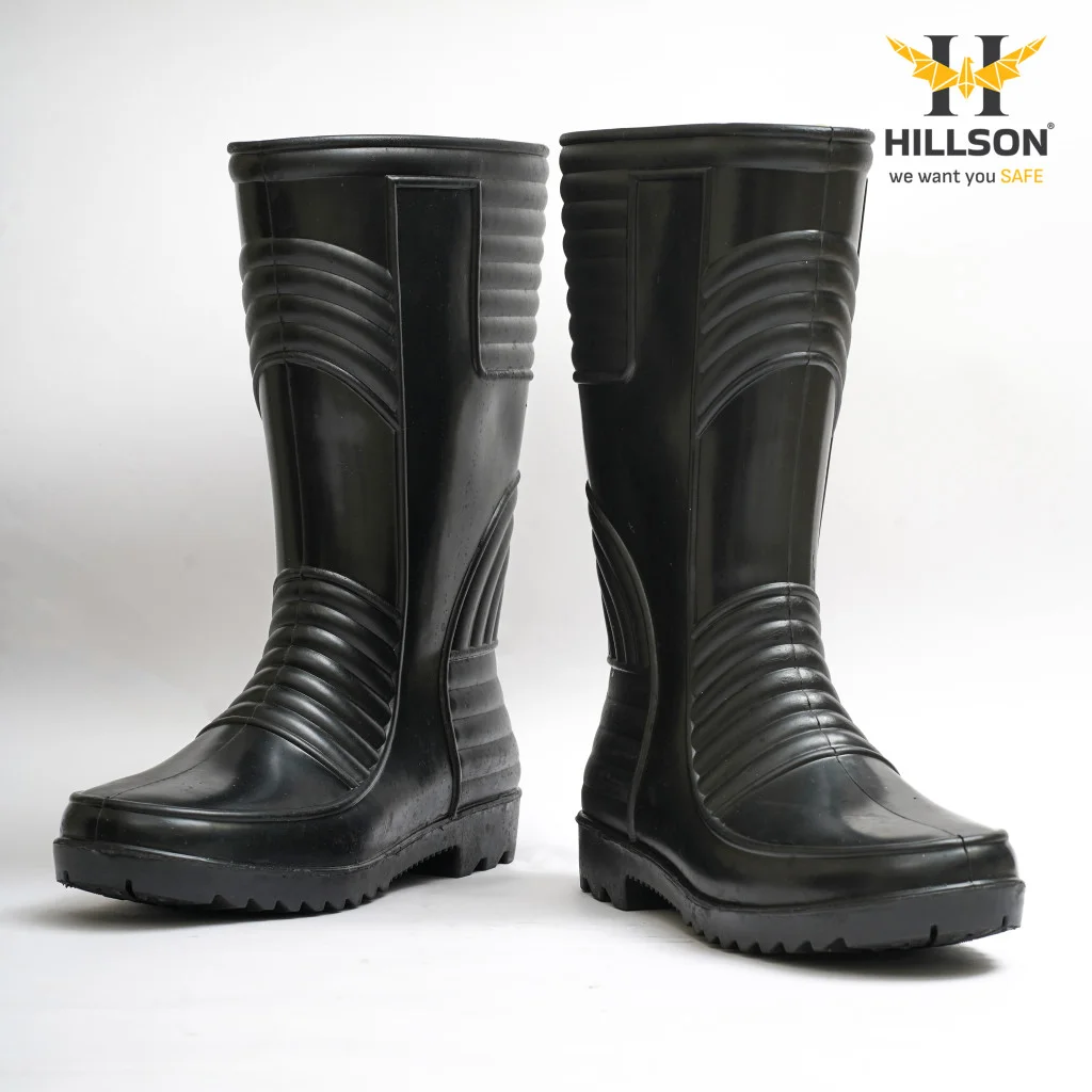 Hillson WELSAFE Black | Red Gumboot - Image 3