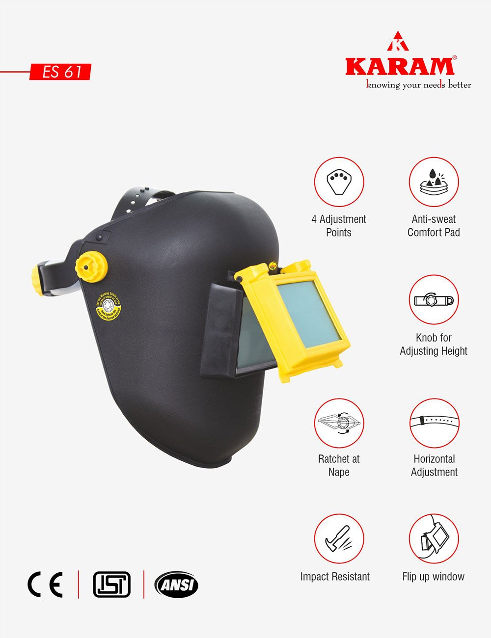 Karam WELDING SHIELD ES 61 - Image 4