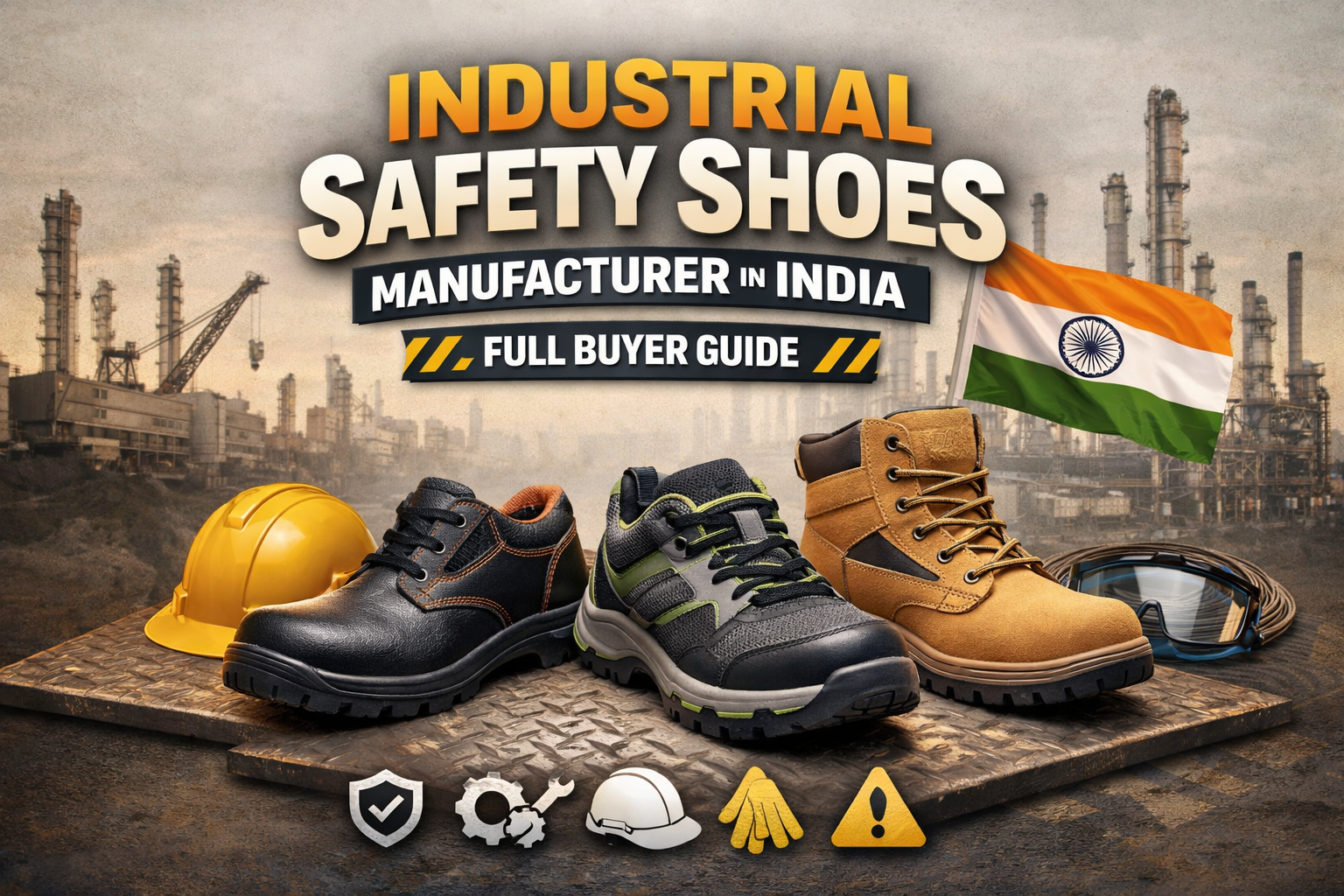 Industrial Safety Shoes Manufacturer in India – Full Buyer Guide