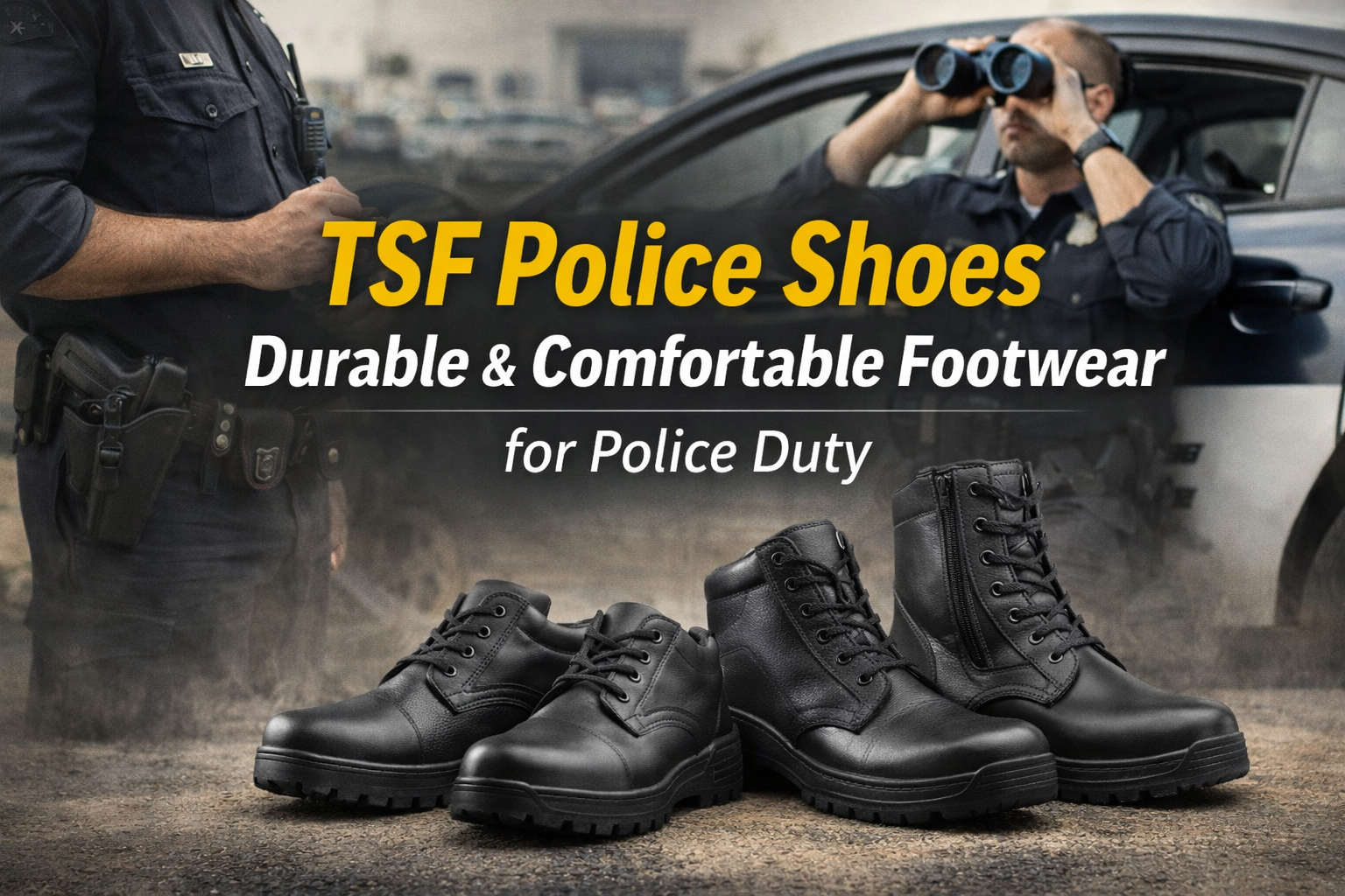 TSF Police Shoes: Durable and Comfortable Footwear for Police Officers