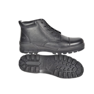 TSF 741-BLK Black Leather Duty Shoes – Comfortable & Durable Uniform Shoes