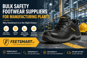 Bulk Safety Footwear Suppliers for Manufacturing Plants | FeetSmart.in