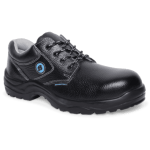 Bata Industrials Bora Oxford Safety Shoes for Men | Steel Toe Leather Work Footwear India
