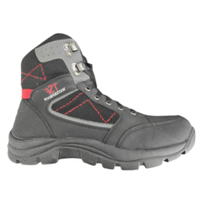 TSF Article Comfy-03 Safety Boots | Black Grey High-Ankle Industrial Work Shoes