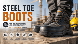 Steel Toe Boots in India : The Complete Guide to Choosing the Right Safety Footwear in India